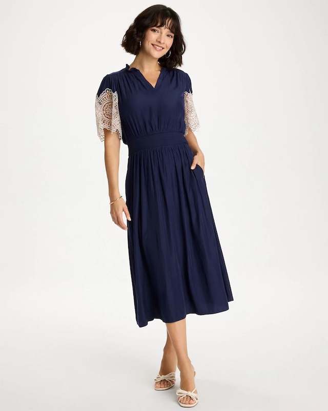 Sea Island Crinkled Maxi Dress - image 1